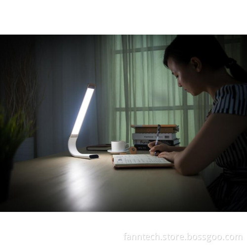 usb led lamp touch control dimmable rechargeable eye protection foldable 3 lighting modes and 6-level dimmer